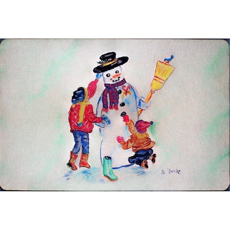 Jensendistributionservices Snowman Door Mat, Small MI622151